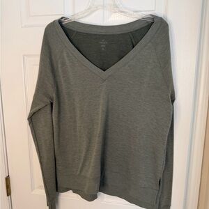 Freely Olive 🫒 V-Neck Sweater